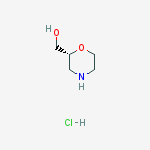 Structure of (R)-2-MorpholineMethanol HCl