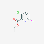 Structure of Ethyl 3-chloro-6-iodopicolinate
