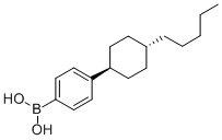 Structure of 4-(Trans-4-pentylcyclohexyl)phenyl]-boronic acid