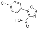 Structure of 5-(4-Chlorophenyl)oxazole-4-carboxylic acid