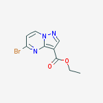 Structure of Ethyl 5-bromopyrazolo[1,5-a]pyrimidine-3-carboxylate