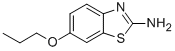 6-propoxybenzothiazol-2-amine结构式
