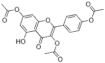 Structure of Kaempferol 3,4',7-triacetate