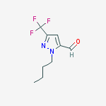 Structure of 2-butyl-5-(trifluoromethyl)pyrazole-3-carbaldehyde
