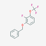 Structure of 1-(Benzyloxy)-2-fluoro-3-(trifluoromethoxy)benzene