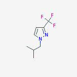 Structure of 1-Isobutyl-3-trifluoroMethyl-1H-pyrazole