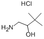 Structure of 1-AMINO-3,3-DIMETHYLBUTAN-2-OL HYDROCHLORIDE