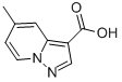 Structure of 5-METHYL-PYRAZOLO[1,5-A]PYRIDINE-3-CARBOXYLIC ACID