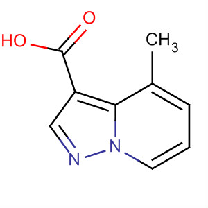 Structure of Pyrazolo[1,5-a]pyridine-3-carboxylic acid, 4-methyl-