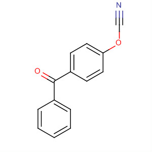 Cyanic acid, 4-benzoylphenyl ester结构式