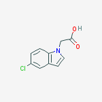 Structure of 2-(5-chloro-1H-indol-1-yl)acetic acid