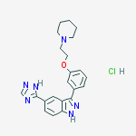 Structure of CC-401 (HYDROCHLORIDE), 98%