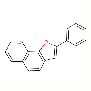 Structure of Naphtho[1,2-b]furan, 2-phenyl-