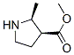 3-PYRROLIDINECARBOXYLIC ACID 2-METHYL-,METHYL ESTER,(2S-CIS)-结构式