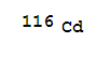 Structure of Cadmium116