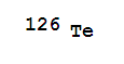 Structure of Tellurium126