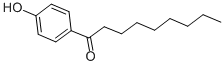 Chemical structure of 4-HYDROXYNONANOPHENONE