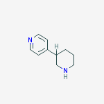Structure of 4-(Piperidin-3-yl)pyridine