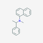 Structure of NAPHTHALEN-1-YLMETHYL-(1-PHENYL-ETHYL)-AMINE
