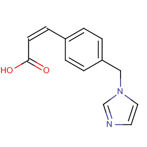 Structure of 2-Propenoic acid, 3-[4-(1H-imidazol-1-ylmethyl)phenyl]-, (Z)-