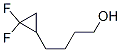 Structure of Cyclopropanebutanol,2,2-difluoro-