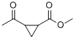 Structure of Cyclopropanecarboxylicacid, 2-acetyl-, methyl ester