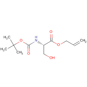Structure of N-T-BOC-L-SERINE ALLYL ESTER