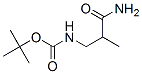 Structure of CARBAMIC ACID (3-AMINO-2-METHYL-3-OXOPROPYL)-,TERT-BUTYL ESTER