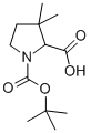 Structure of rac N-Boc-3,3-dimethyl-2-pyrrolidenecarboxylic Acid