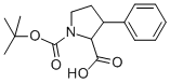 Structure of 3-PHENYL-PYRROLIDINE-1,2-DICARBOXYLIC ACID 1-TERT-BUTYL ESTER