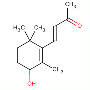 Structure of 3-Buten-2-one, 4-(3-hydroxy-2,6,6-trimethyl-1-cyclohexen-1-yl)-, (E)-