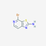 Structure of 4-bromo-Thiazolo[5,4-c]pyridin-2-amine
