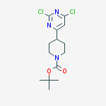 tert-butyl 4-(2,6-dichloropyrimidin-4-yl)piperidine-1-carboxylate结构式