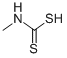 Structure of methyldithiocarbamic acid