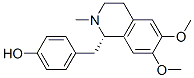 Structure of 4-[[(1S)-1,2,3,4-Tetrahydro-6,7-dimethoxy-2-methylisoquinolin-1-yl]methyl]phenol