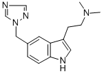Chemical structure of Rizatriptan