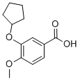 Structure of 3-(CYCLOPENTYLOXY)-4-METHOXYBENZOIC ACID