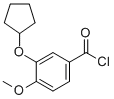3-环戊氧基-4-甲基苯甲酰氯结构式