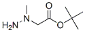 Structure of Acetic acid, 2-(1-methylhydrazinyl)-, 1,1-dimethylethyl ester