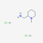 Structure of (1-Methylpiperidin-2-yl)methanamine dihydrochloride