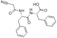 Structure of CYANOAC-PHE-PHE-OH