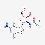 Structure of 2'-TFA-NH-dG