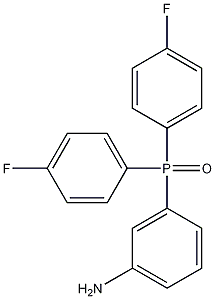 Structure of 3-[Bis(4-fluorophenyl)phosphinyl]benzenamine