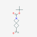 Structure of TERT-BUTYL6-FORMYL-2-AZASPIRO[3.3]HEPTANE-2-CARBOXYLATE