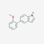 Structure of 1H-Indole-6-ethanamine, 7-chloro-