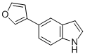 Structure of 5-FURAN-3-YL-1H-INDOLE