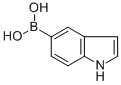 Structure of 5-Indolylboronic acid