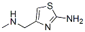 Structure of 4-Thiazolemethanamine,  2-amino-N-methyl-