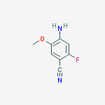 Structure of 4-amino-2-fluoro-5-methoxyBenzonitrile
