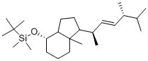 Structure of tert-Butyl-dimethyl-[7a-methyl-1-(1,4,5-trimethyl-hex-2-enyl)-octahydro-inden-4-yloxy]-silane